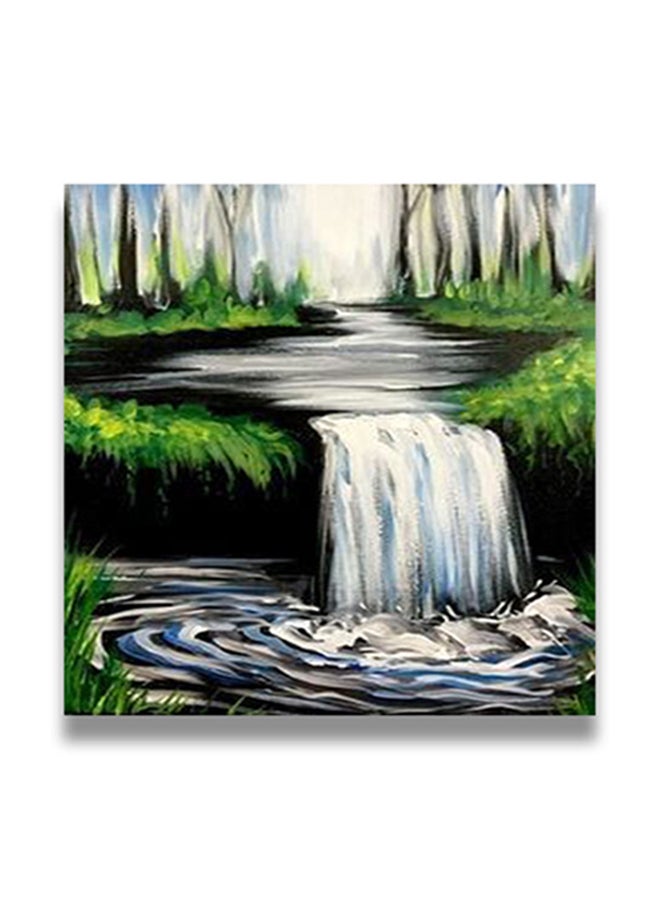 لوحة فنية لديكور الحائط بإطار مخفي متعدد الألوان 50 x 50سم