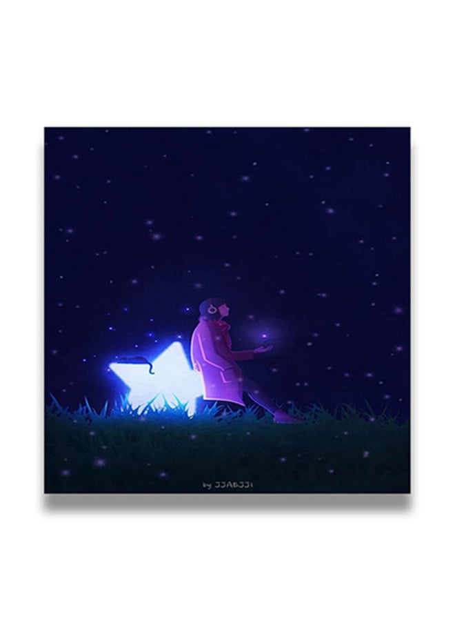 Decorative Wall Art Painting With Hidden Frame Multicolour 50 x 50cm