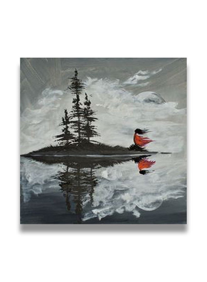 Decorative Wall Art Painting With Hidden Frame Multicolour 50 x 50cm