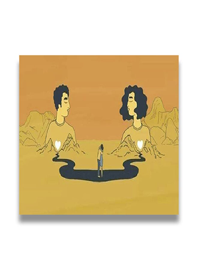 Decorative Wall Art Painting With Hidden Frame Multicolour 50 x 50cm