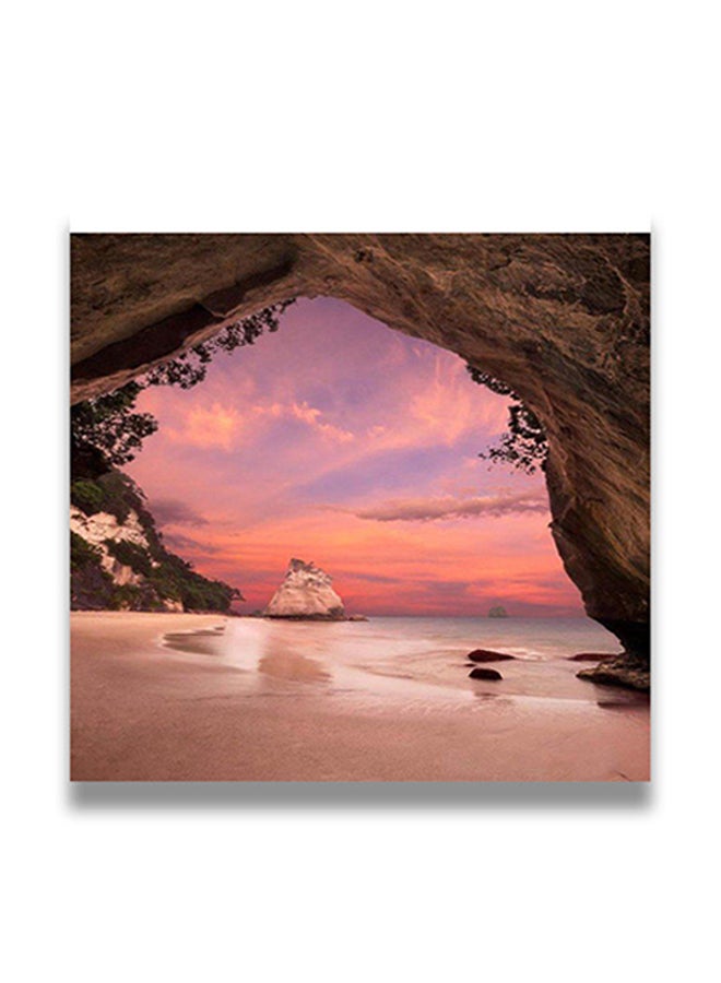 لوحة فنية لديكور الحائط بإطار مخفي متعدد الألوان 50 x 50سم