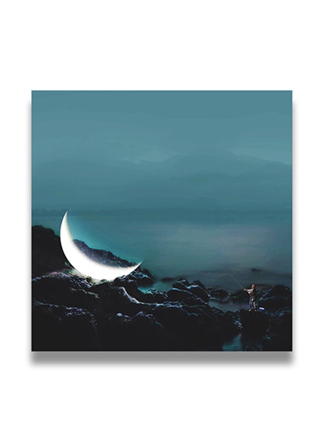 لوحة فنية لديكور الحائط بإطار مخفي متعدد الألوان 50 x 50سم
