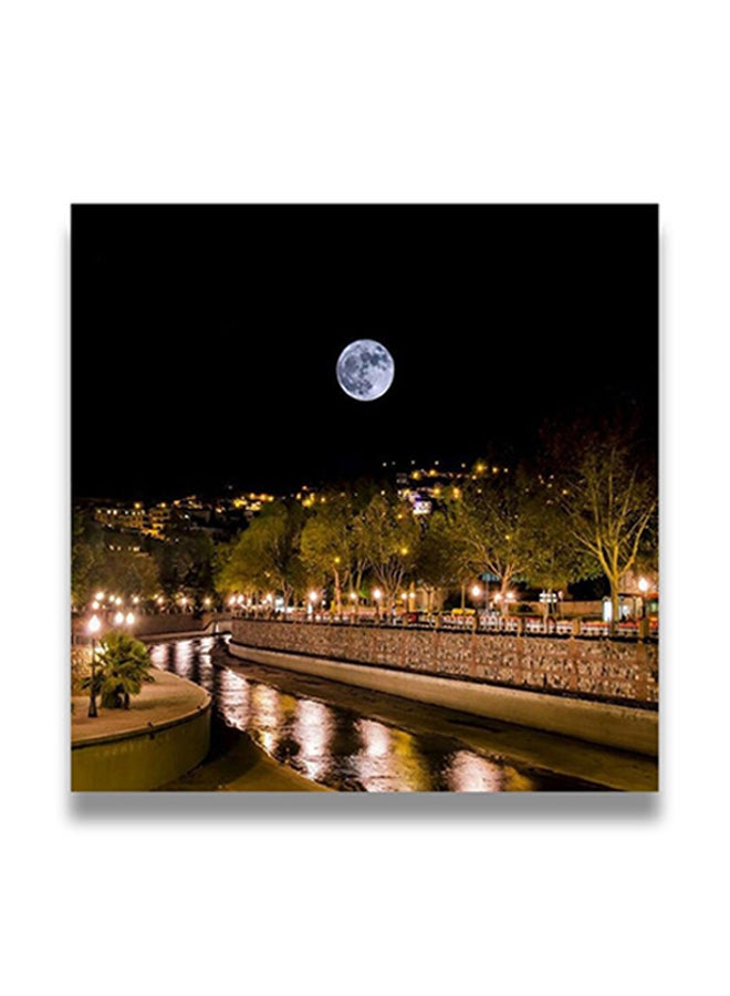 Decorative Wall Art Painting With Hidden Frame Multicolour 50 x 50cm