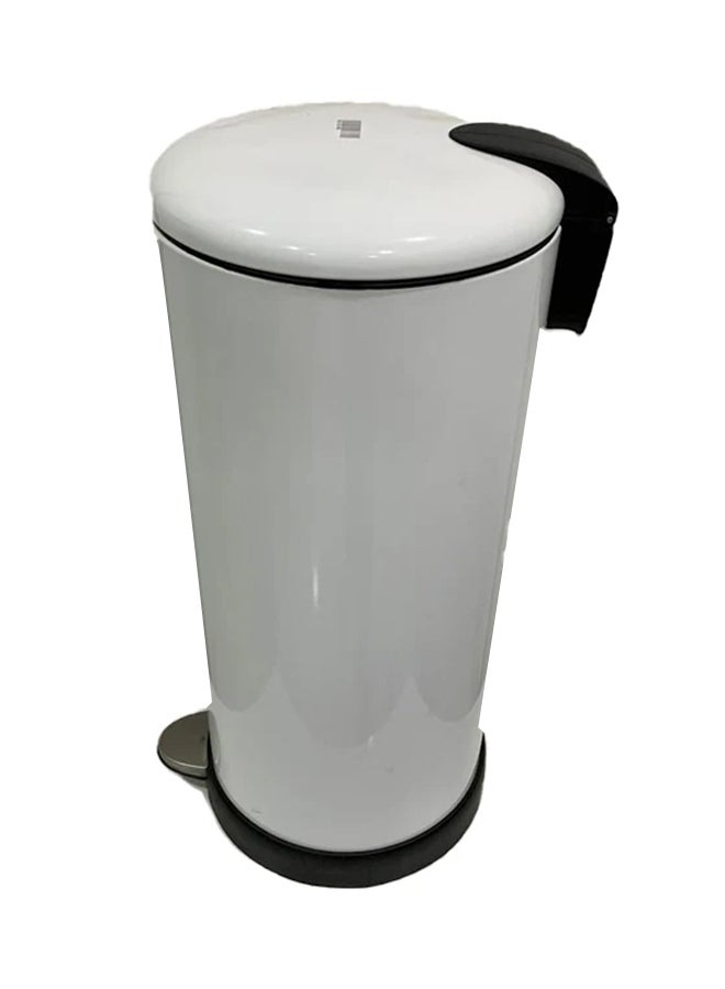 AKC Soft Closing Trash Bin White/Black 27Liters - Image 1
