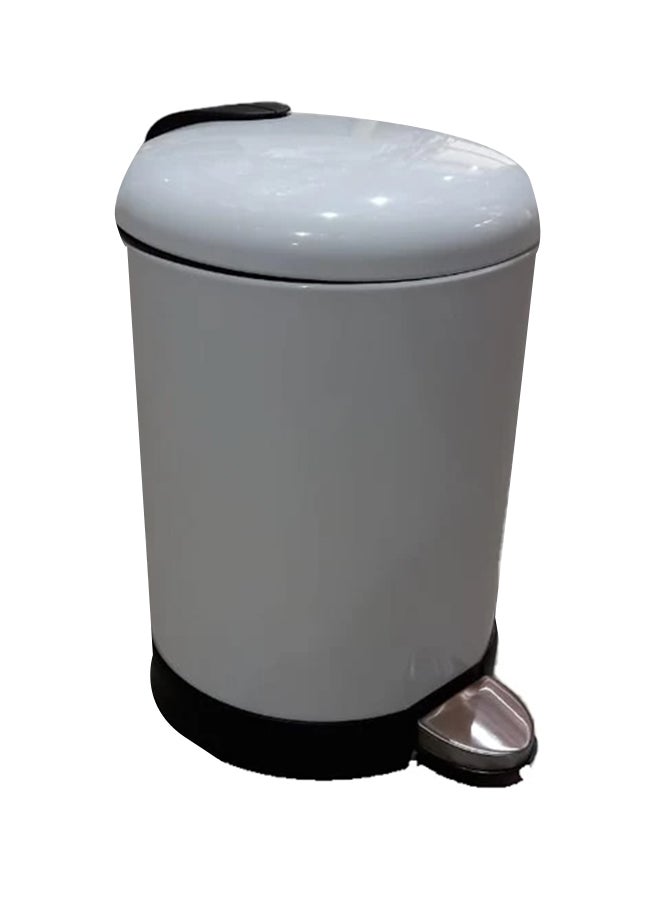 AKC Soft Closing Trash Bin White/Black 5Liters - Image 1