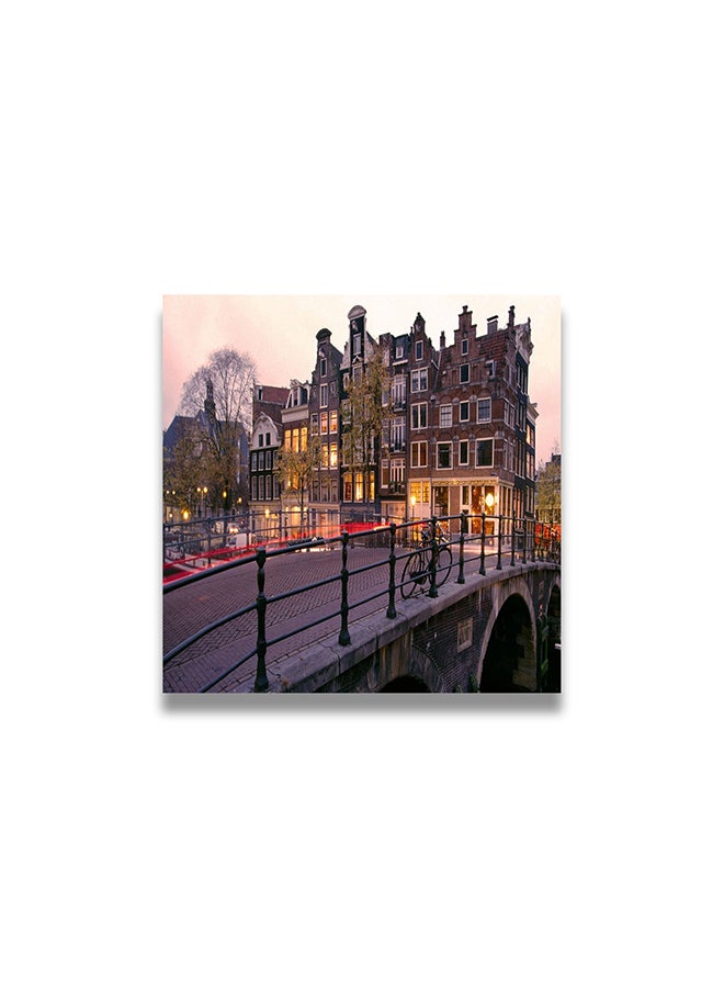 City Wall Art Painting Multicolour 50 x 50cm