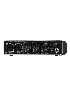 U-Phoria Audio Interface With Microphone Preamplifiers UMC204HD Black