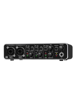 U-Phoria Audio Interface With Microphone Preamplifiers UMC204HD Black - v1593615092/N38975779A_1