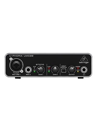 U-Phoria Audio Interface With Midas Microphone Preamplifiers UMC22 Black - v1593615092/N38975780A_1
