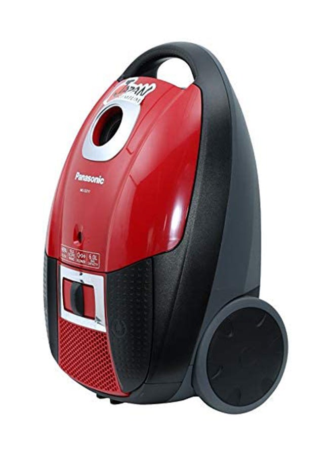 باناسونيك مكنسة كهربائية بعلبة لتخزين الغبار سعة 6 لترات وقدرة 2300 وات 6 L 2300 W MC-CG717 أحمر وأسود - Image 3