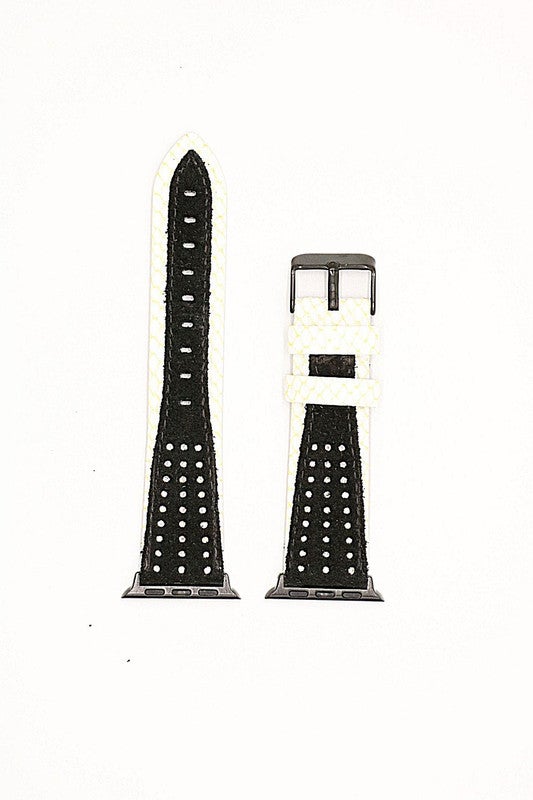 KAKAPI Replacement Band For Apple Watch Black/White - Image 2