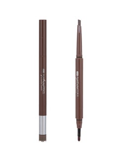 2 In 1 Eyebrow Pencil With Eyebrow Powder Dark Brown