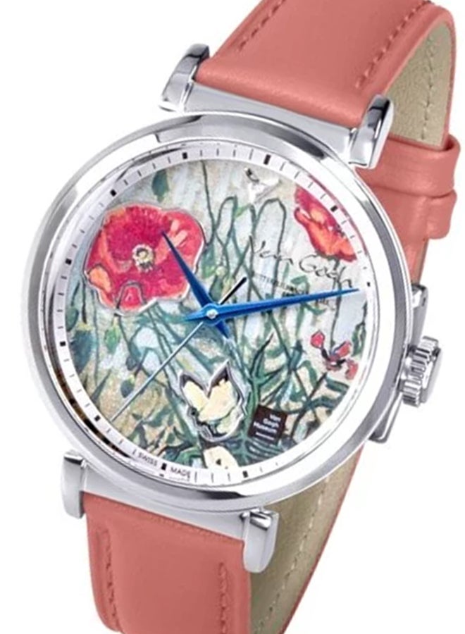 Van Gogh - girls Water Resistant Analog Watch AC-ISLLB02 - 36 mm - Pink - Image 1