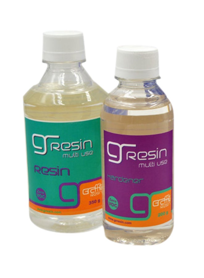 Graffiti Resin 2-Piece Resin And Hardener Set Clear 550grams  - Image 1