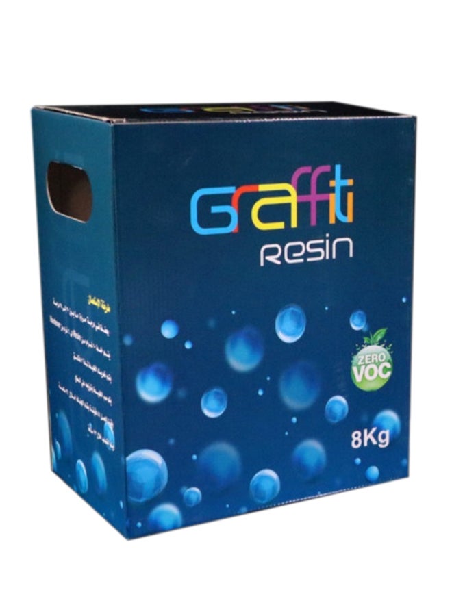 Graffiti Resin - 2-Piece Resin And Hardener Set Clear 8kg - Image 1