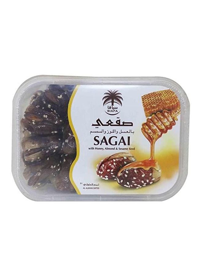 Siafa - Sagai Honey, Almond & Sesame Seed Dates 400grams - Image 1