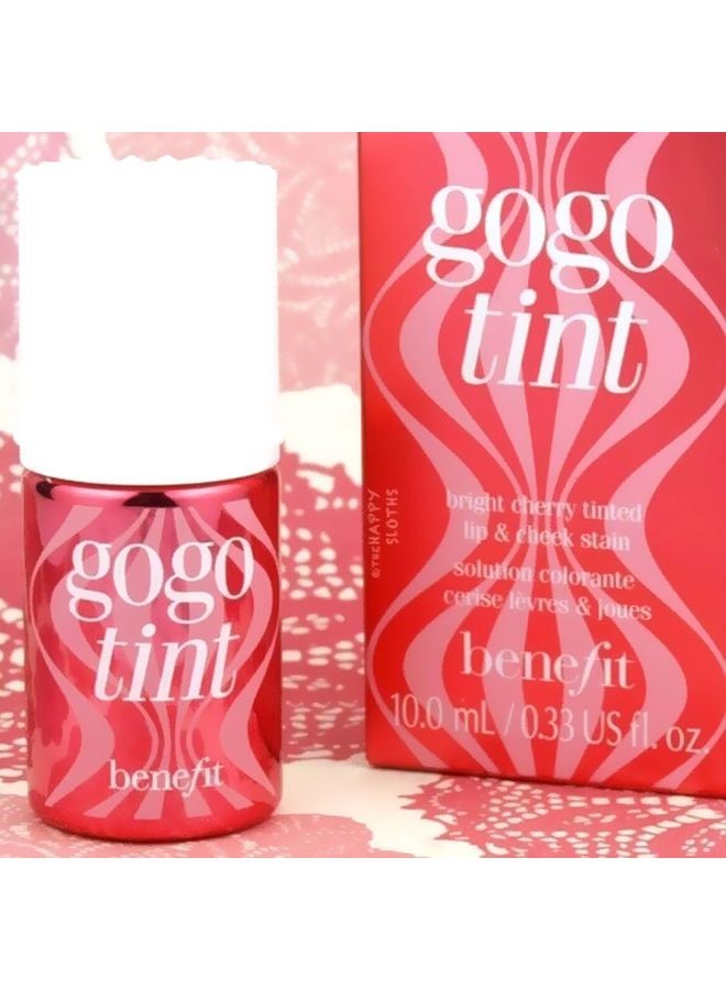 Benefit Cosmetics - Gogo Tint Lip Gloss Bright Cherry - Image 1