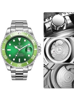 Tevise Men's Luminous Alloy Mechanical Watch ZS531802 - 43 mm - Silver  - Image 3