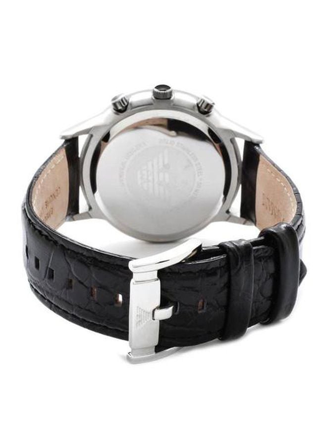 armani - Men's Leather Water Resistant Chronograph Watch AR2447 - Image 1