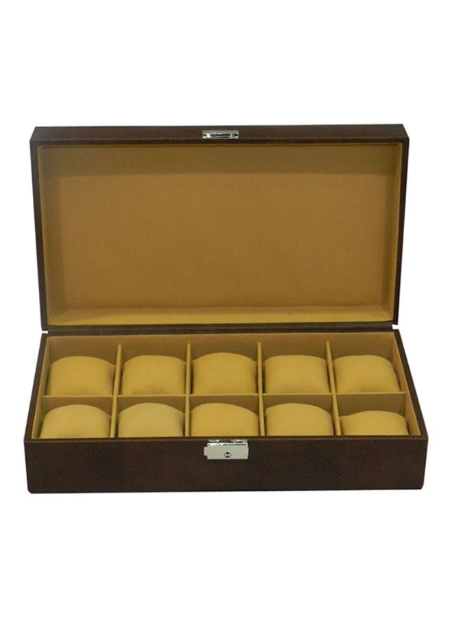 LAVERI LEATHER - 10-Piece Watch Organizer - Image 1