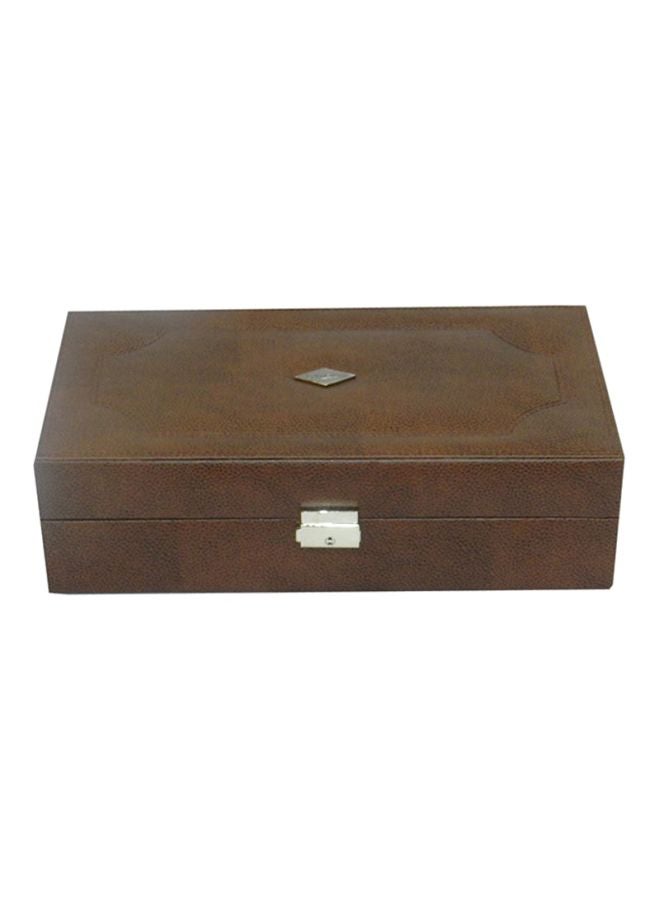 LAVERI LEATHER - 10-Piece Watch Organizer - Image 1