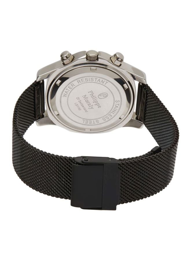 Philippe Moraly of Switzerland Women's Stainless Steel Analog Wrist Watch LS1152QWBB - Image 2