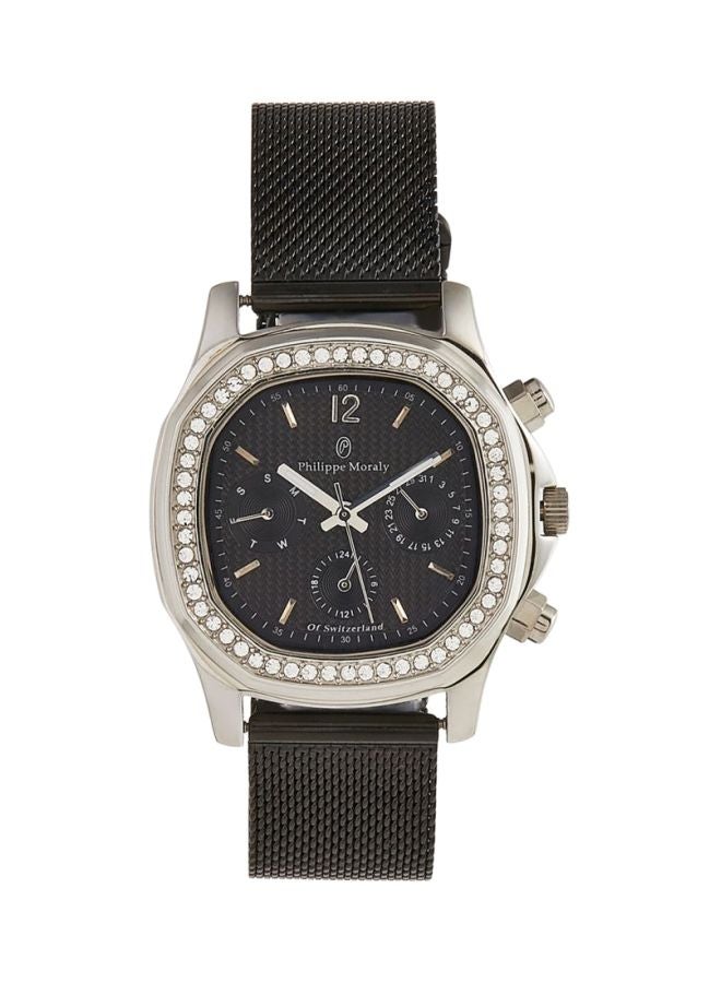 Philippe Moraly of Switzerland Women's Stainless Steel Analog Wrist Watch LS1152QWBB - Image 1