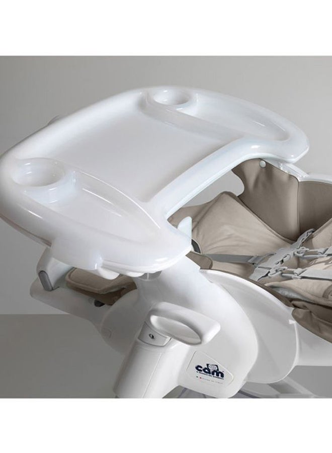 cam Istante High Chair - White/Green/Orange  - Image 5