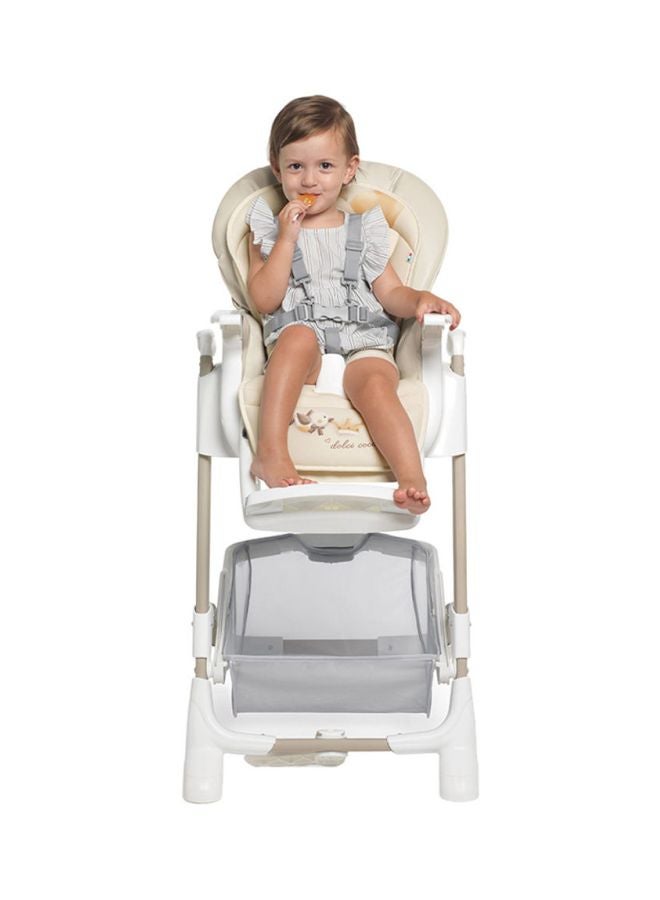 cam Istante High Chair - White/Green/Orange  - Image 4