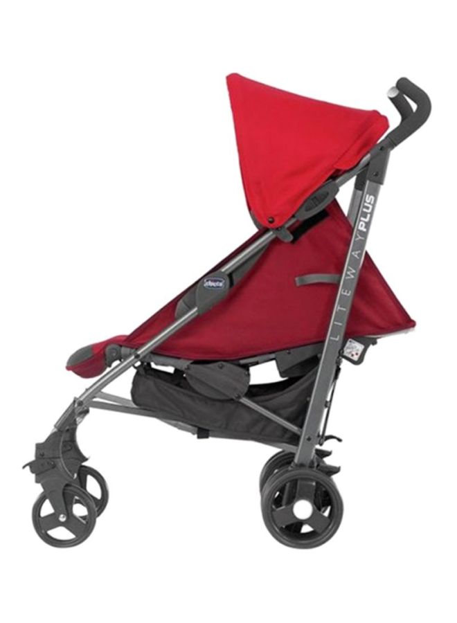 Chicco - Liteway Plus Stroller - Red/Black/Silver - Image 1