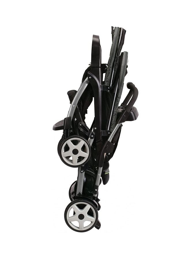 GRACO - Ready 2 Grow LX Twin Comfortable Stroller With Adjustable Canopy And Safety Harness - Black - Image 1