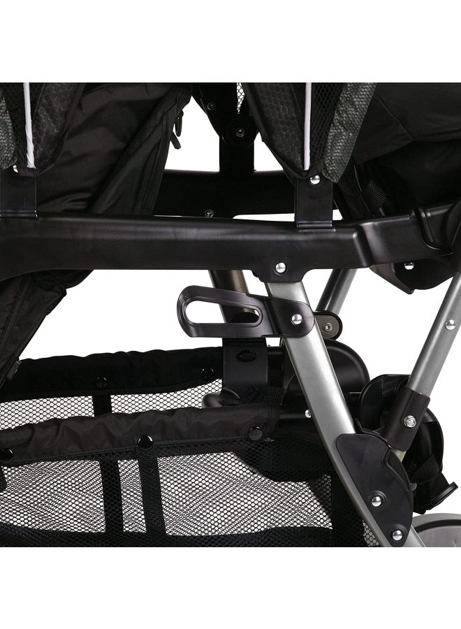 GRACO - Ready 2 Grow LX Twin Comfortable Stroller With Adjustable Canopy And Safety Harness - Black - Image 1