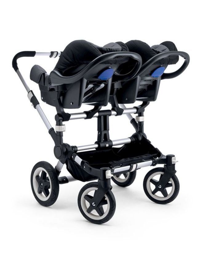 Bugaboo Donkey 2 Twin Adapter For Britax Romer Car Seats - Black/Grey  - Image 2