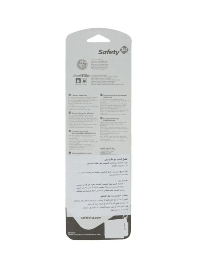 Safety 1st Cabinet Slide Lock - Grey  - Image 3