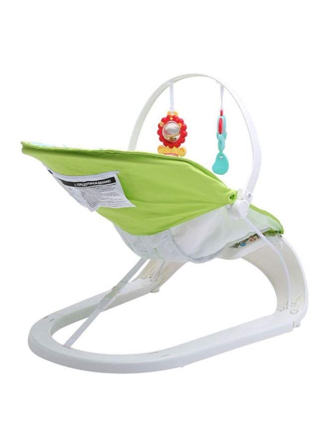 Fisher-Price Rainforest Friends Comfort Curve Bouncer - Green/Yellow/Red - Image 4