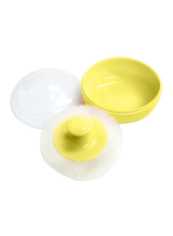 pigeon Powder Puff With Case - Yellow  - Image 2
