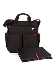 Skip Hop Pack Of 1 Duo Signature Diaper Bag 13X6X14 Inch - Black  - Image 2