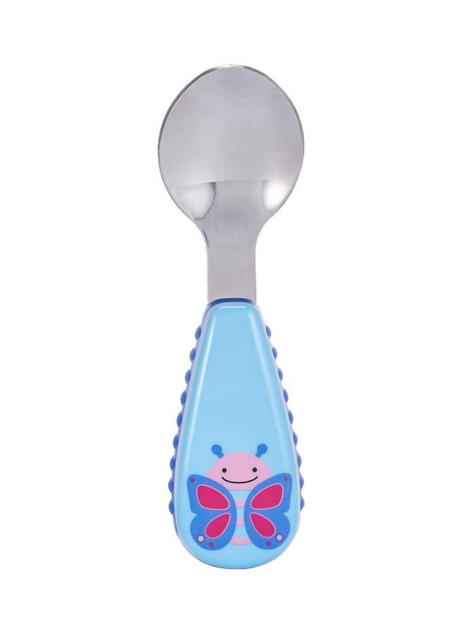 Skip Hop - Zoo - Tensil Little Kid Fork And Spoon, Butterfly - Image 1
