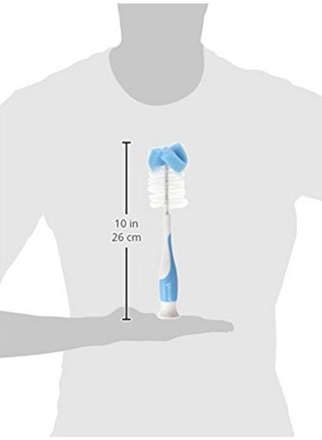 Munchkin - Sponge Bottle Brush - Blue - Image 1