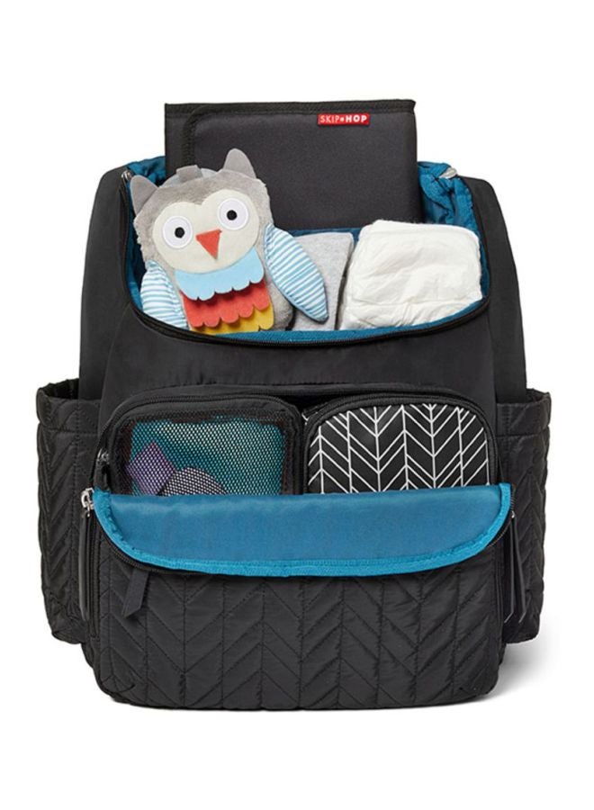 Skip Hop Forma Backpack Diaper Bag - Jet Black  - Image 4