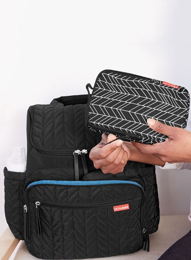 Skip Hop Forma Backpack Diaper Bag - Jet Black  - Image 5