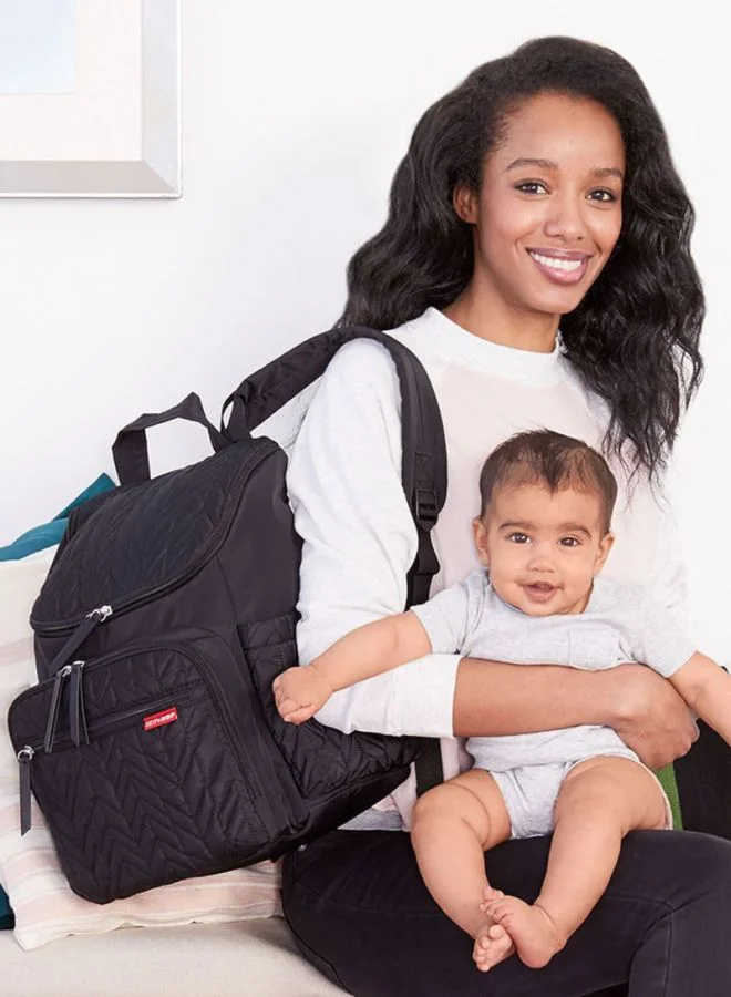 Skip Hop Forma Backpack Diaper Bag - Jet Black