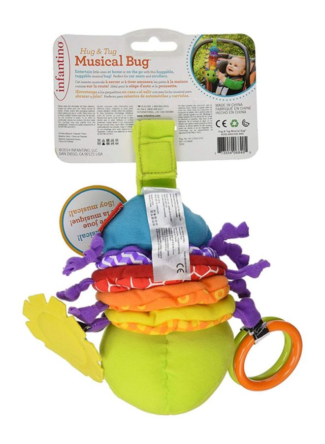 infantino - Hug And Tug Musical Bug Teether - Multicolour - Image 1