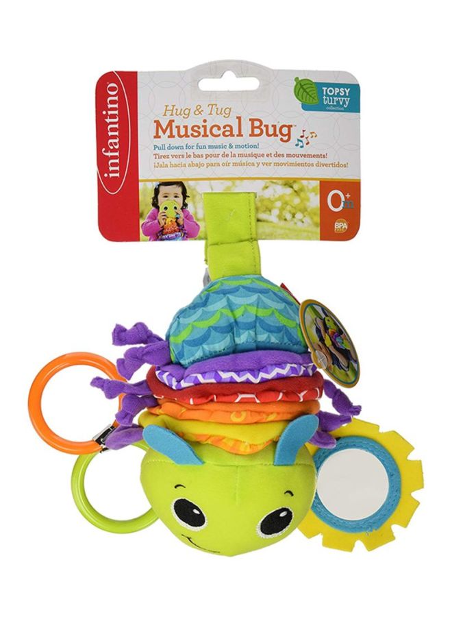 infantino - Hug And Tug Musical Bug Teether - Multicolour - Image 1