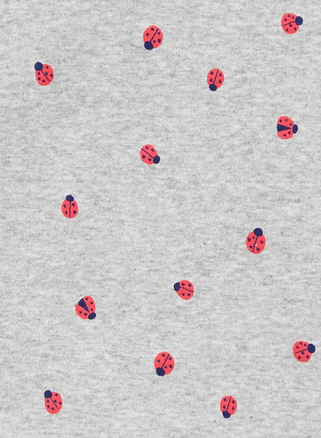 carter's Infant Girls Ladybug T-Shirt Pyjama Sets Print - Image 2