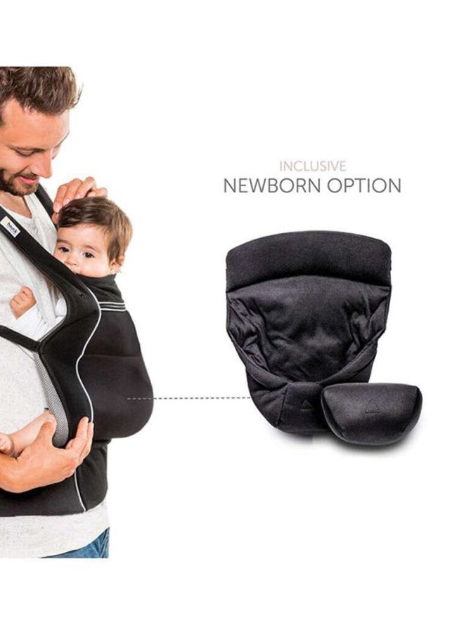 Close To Me, Ergonomic Baby Carrier New - Born, Front, Breathable, Adjustable Carrier For Infants From Birth Up To 12 Kg, Lumbar Support Belt, Black