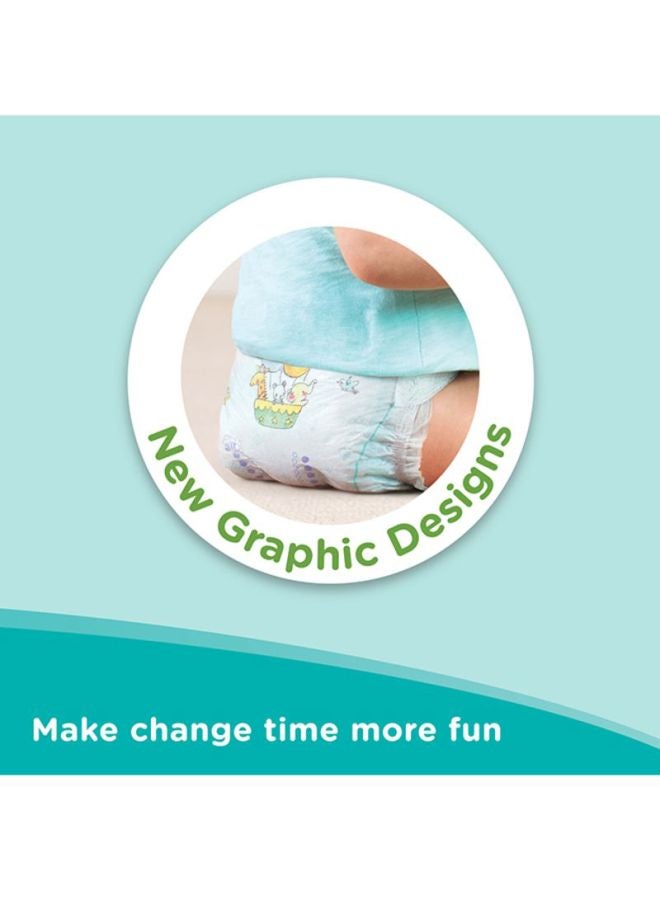 Pampers - Active Baby Dry Diapers, Size 4, 7-14 Kg, Mega Box, 132 Count - Image 1