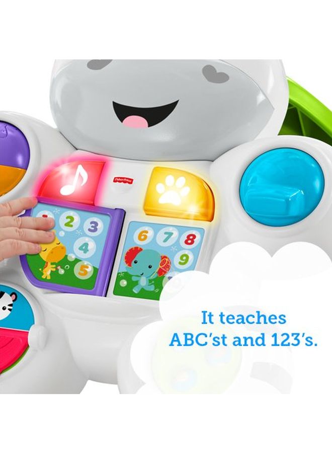 فيشر برايس مشاية أطفال موديل Learn with Me بتصميم حمار وحشي - متعددة الألوان - Image 3