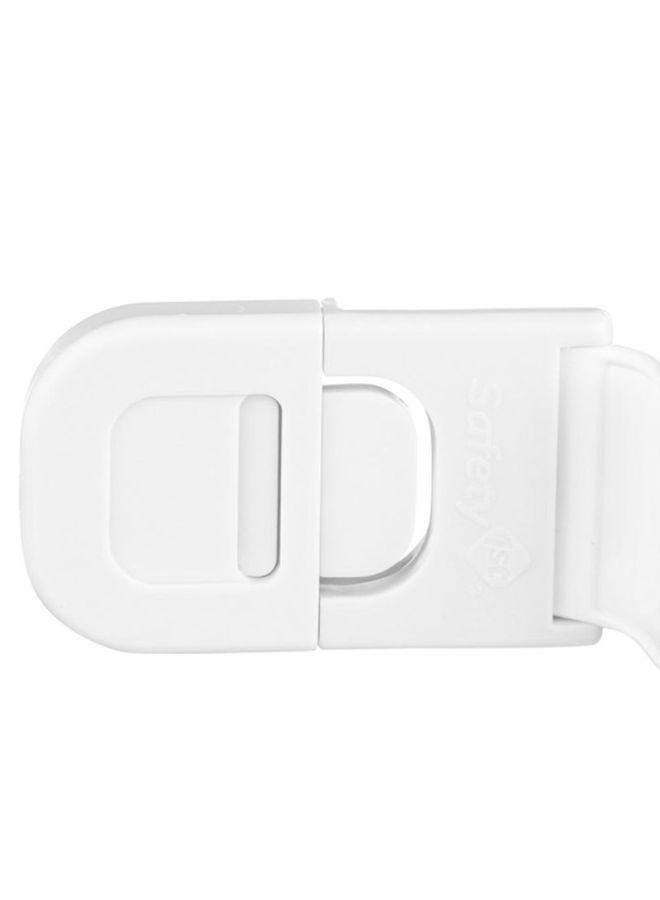 سيفتي فيرست طقم أقفال أجهزة متعددة الأغراض - عبوة من قطعتين - لون أبيض - Image 2