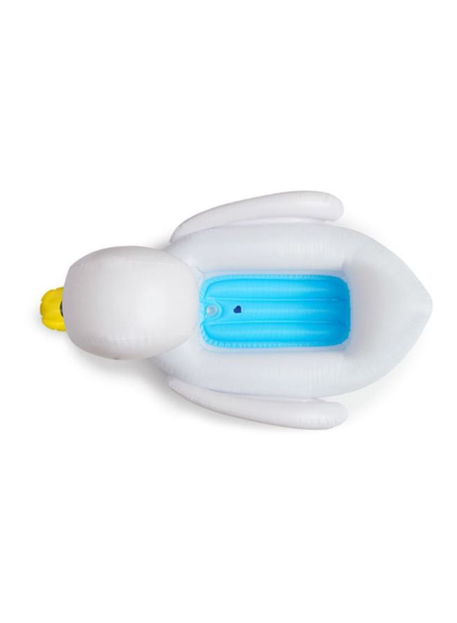 Munchkin Deep Ergonomic Hot Inflatable Tub, Padded Design, White - 17148 7.5x3x9.5 Inch  - Image 2